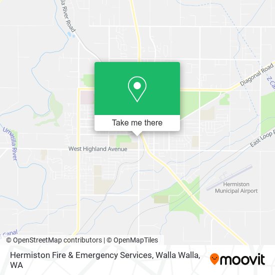 Mapa de Hermiston Fire & Emergency Services