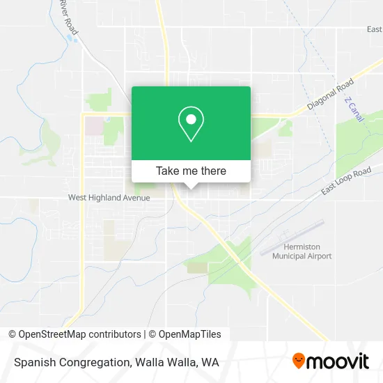 Spanish Congregation map