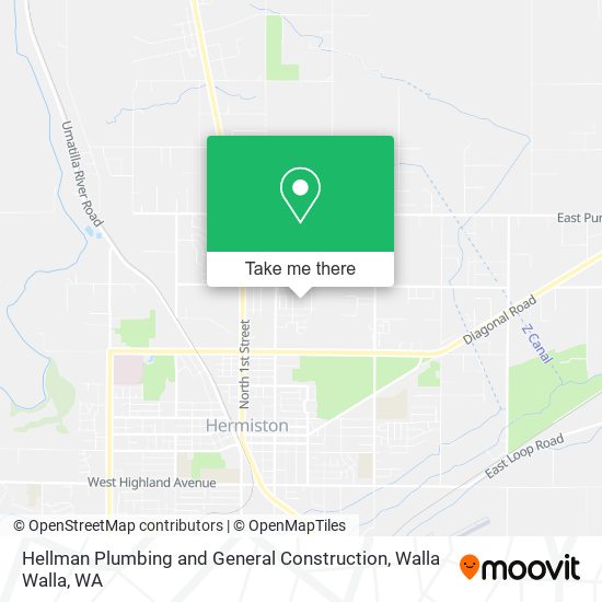 Mapa de Hellman Plumbing and General Construction