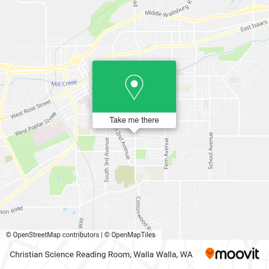 Christian Science Reading Room map