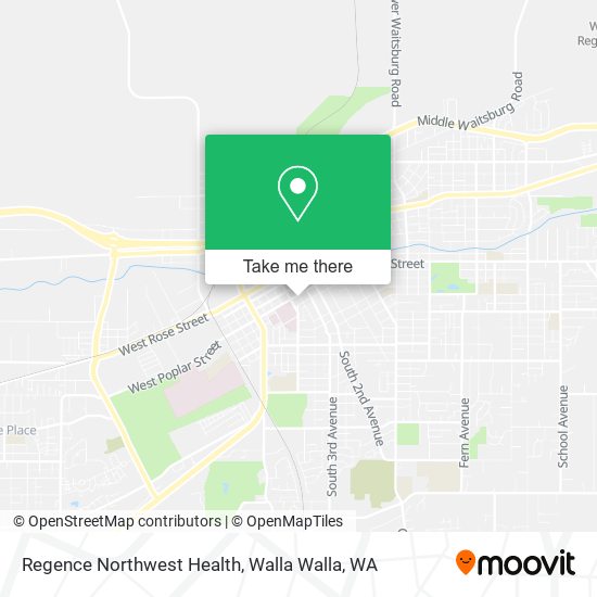 Mapa de Regence Northwest Health