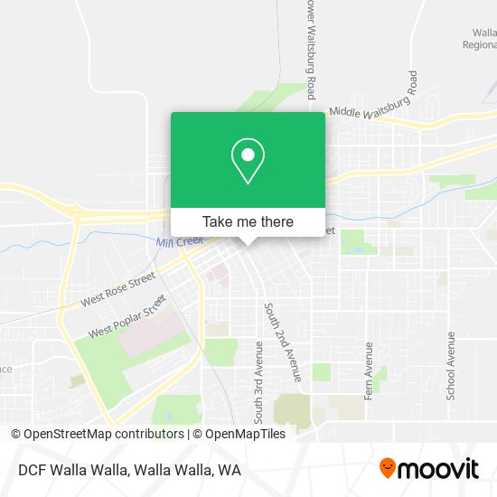 Mapa de DCF Walla Walla