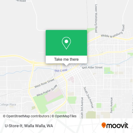 Mapa de U-Store-It