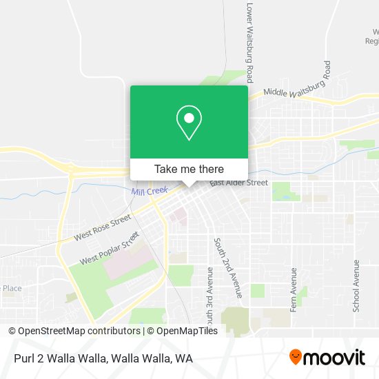 Purl 2 Walla Walla map