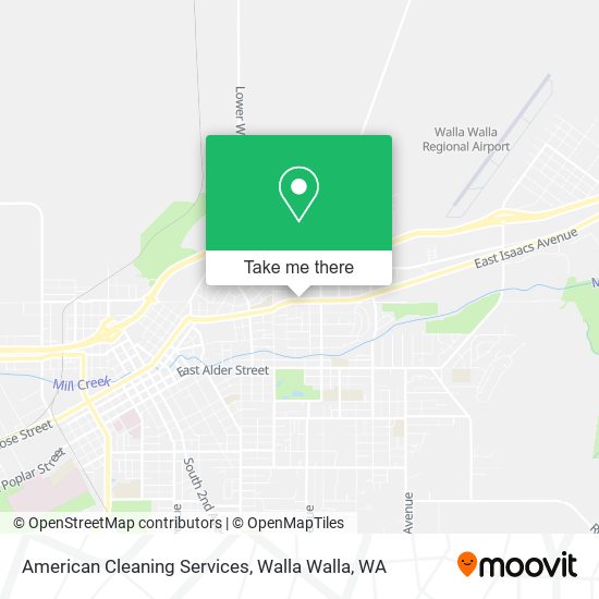 American Cleaning Services map