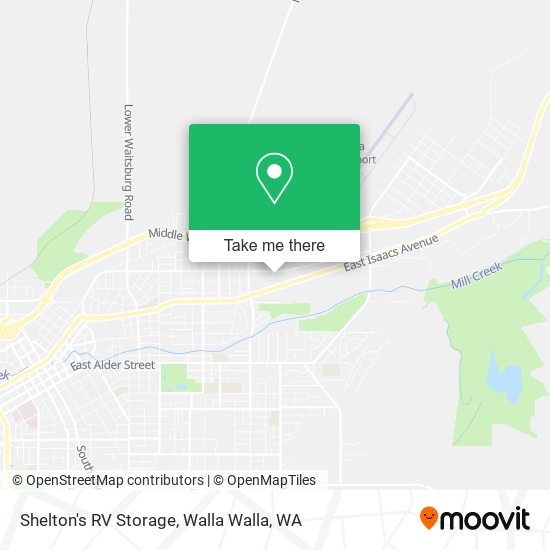 Mapa de Shelton's RV Storage