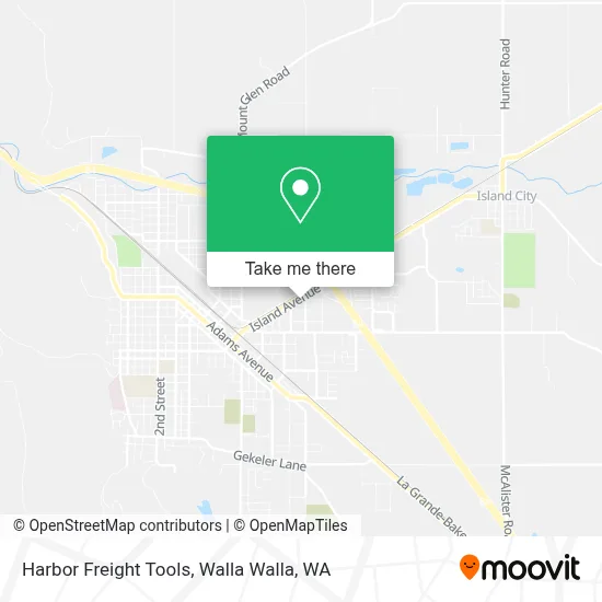 Harbor Freight Tools map
