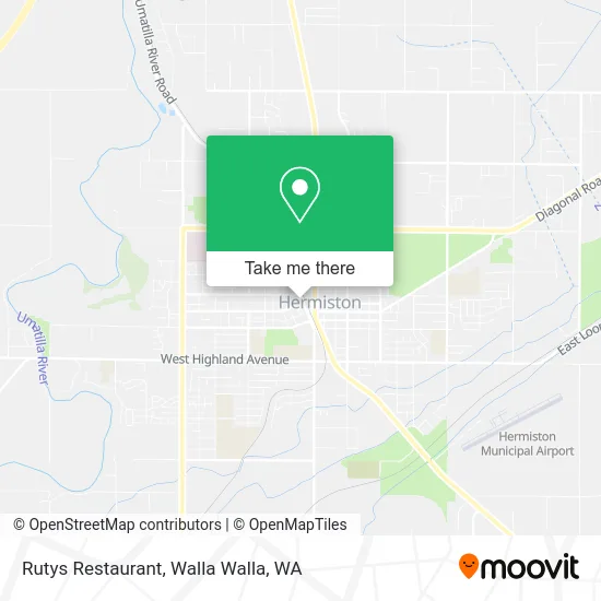 Rutys Restaurant map