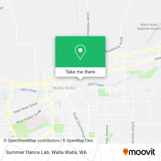 Summer Dance Lab map