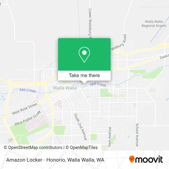 Amazon Locker - Honorio map