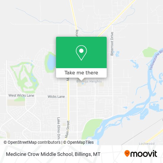 Mapa de Medicine Crow Middle School