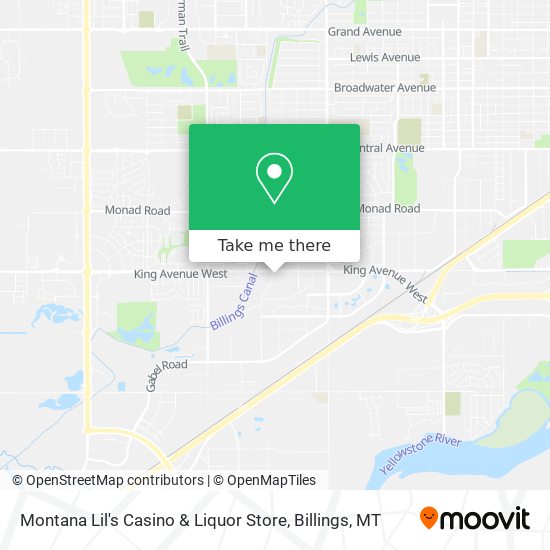 Mapa de Montana Lil's Casino & Liquor Store