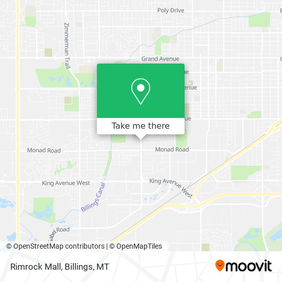 Rimrock Mall map