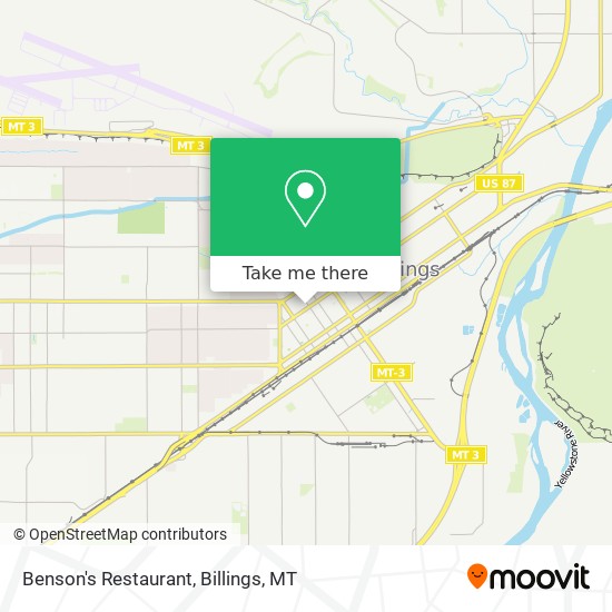 Benson's Restaurant map