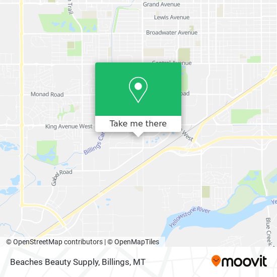 Beaches Beauty Supply map