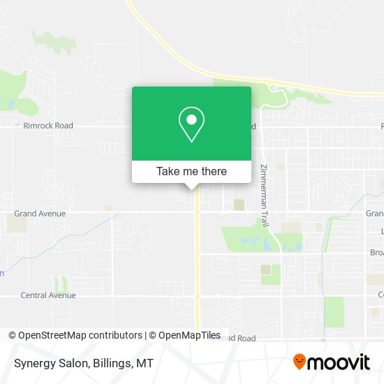 Mapa de Synergy Salon
