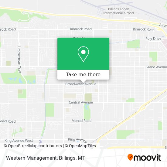 Western Management map