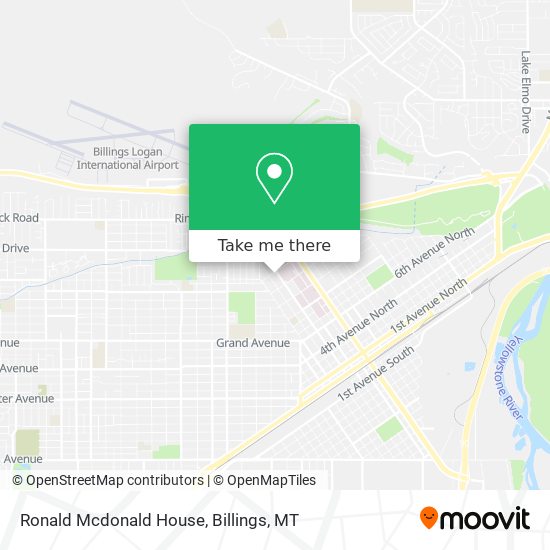 Ronald Mcdonald House map
