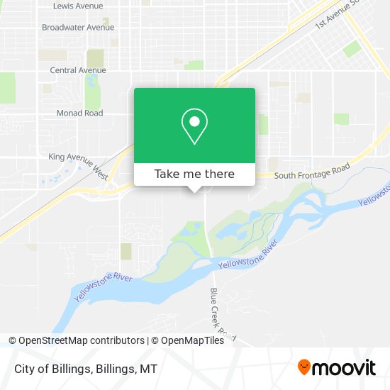 Mapa de City of Billings