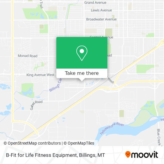 Mapa de B-Fit for Life Fitness Equipment