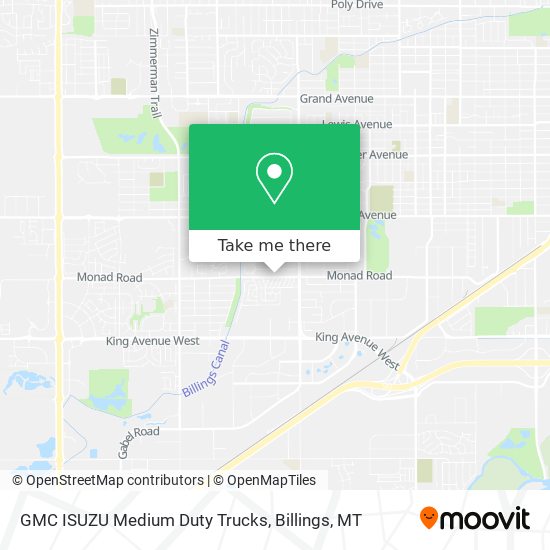 Mapa de GMC ISUZU Medium Duty Trucks