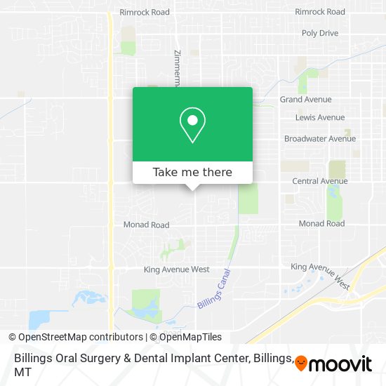 Billings Oral Surgery & Dental Implant Center map