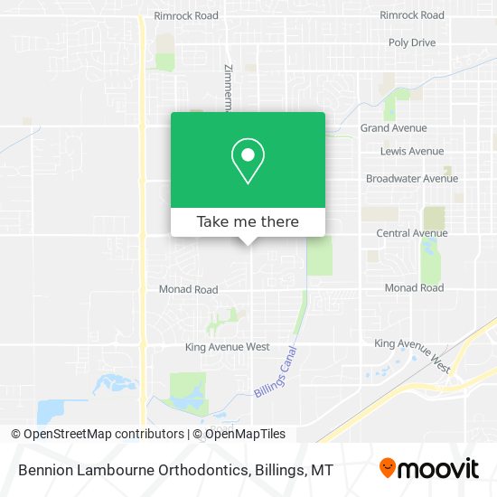 Mapa de Bennion Lambourne Orthodontics