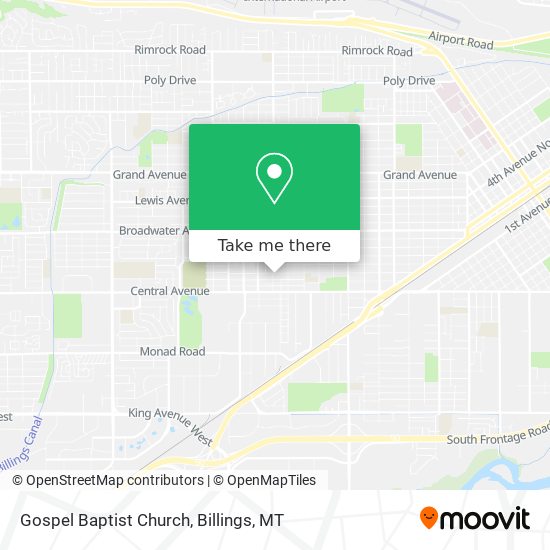 Mapa de Gospel Baptist Church