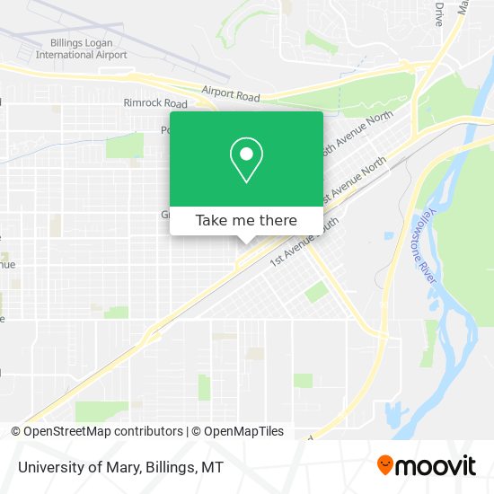 Mapa de University of Mary