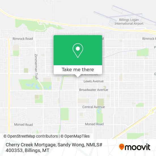 Mapa de Cherry Creek Mortgage, Sandy Wong, NMLS# 400353