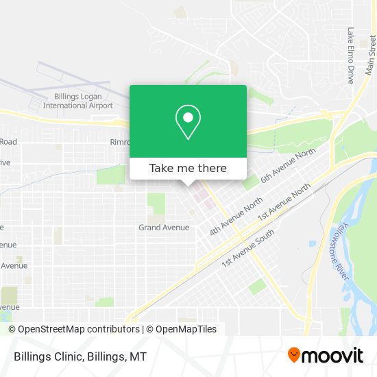 Billings Clinic map