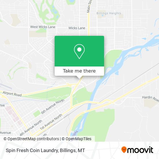 Spin Fresh Coin Laundry map