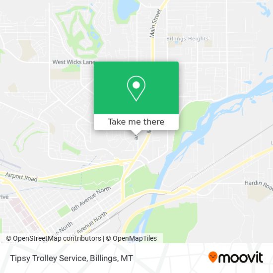 Mapa de Tipsy Trolley Service
