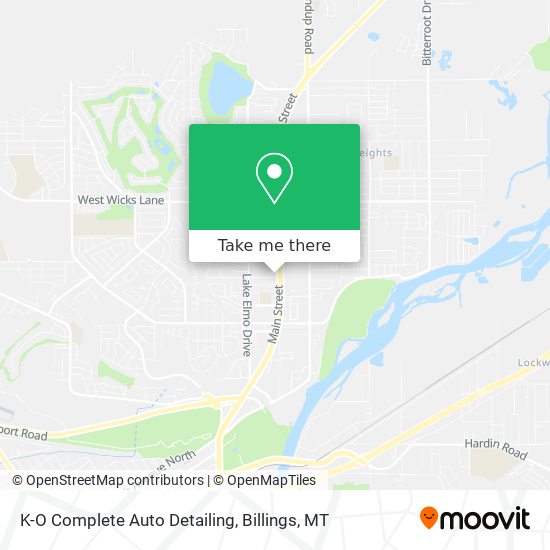 K-O Complete Auto Detailing map