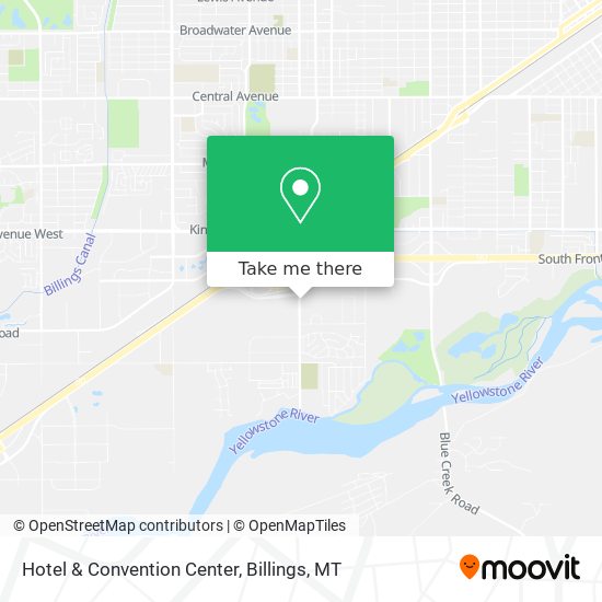 Hotel & Convention Center map