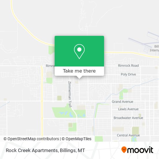 Rock Creek Apartments map