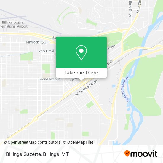 Mapa de Billings Gazette