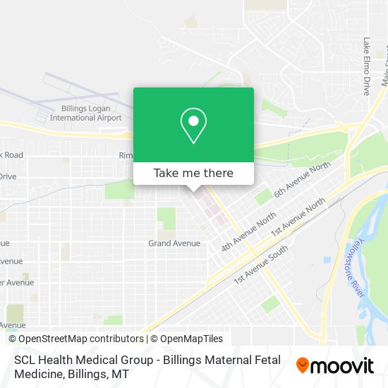 SCL Health Medical Group - Billings Maternal Fetal Medicine map