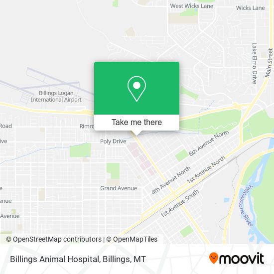 Mapa de Billings Animal Hospital