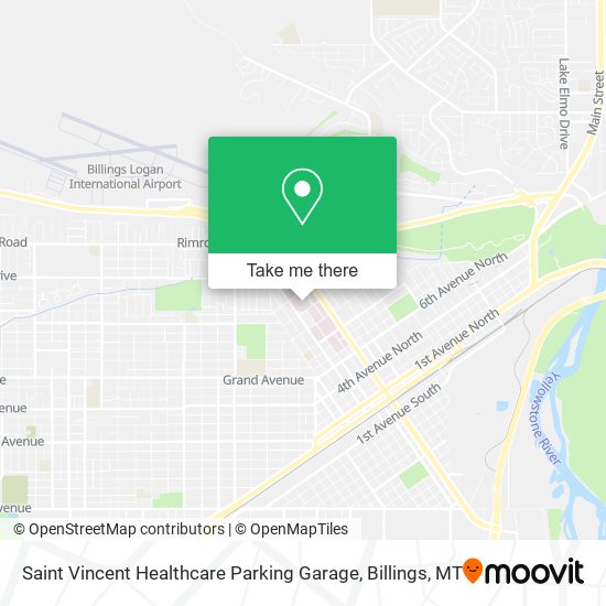 Saint Vincent Healthcare Parking Garage map