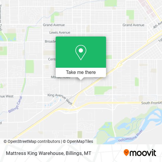 Mattress King Warehouse map