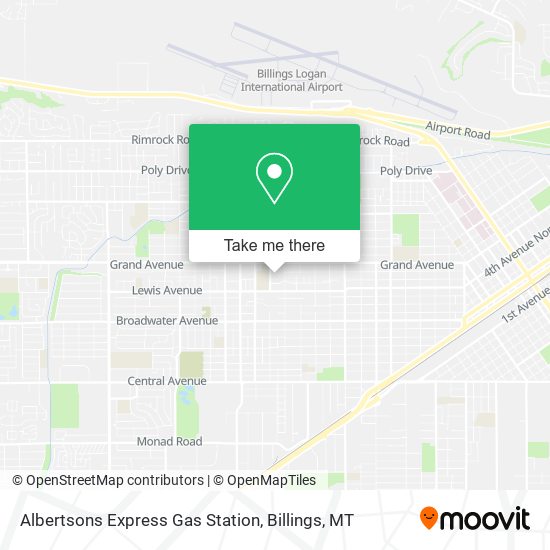 Albertsons Express Gas Station map