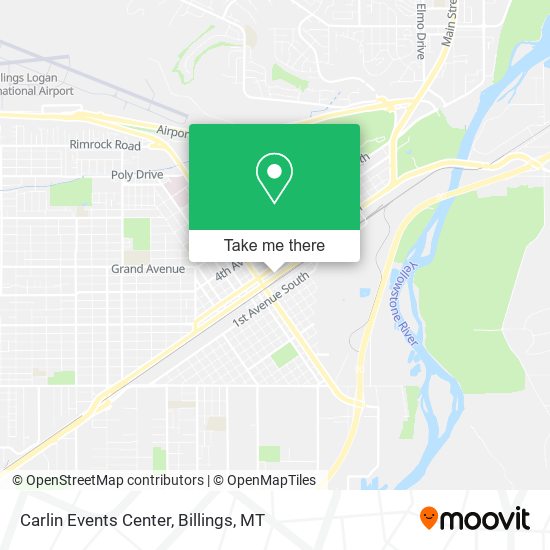 Carlin Events Center map