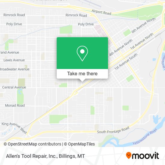 Allen's Tool Repair, Inc. map