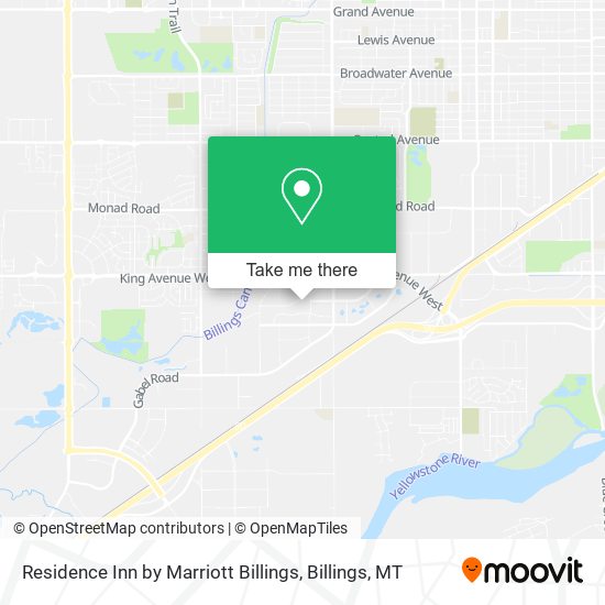 Mapa de Residence Inn by Marriott Billings