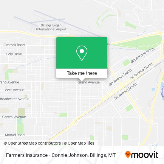 Farmers insurance - Connie Johnson map