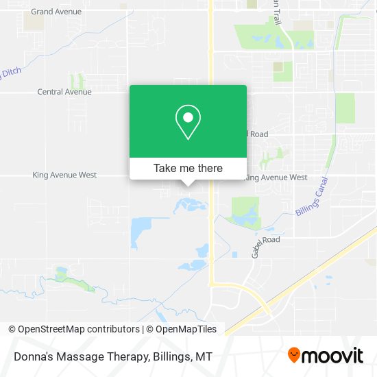 Donna's Massage Therapy map