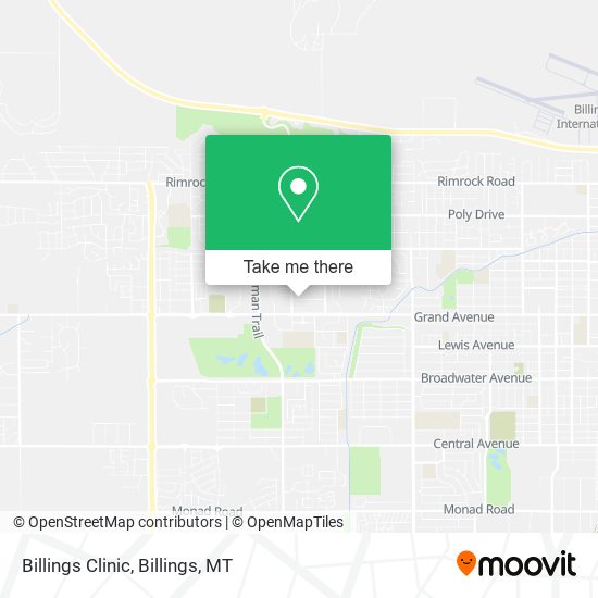 Billings Clinic map