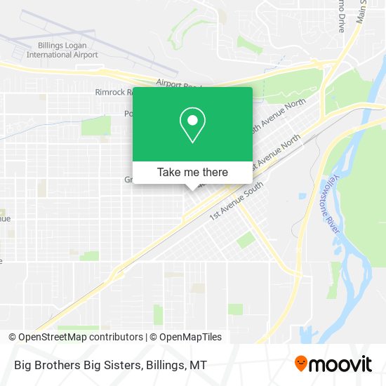 Big Brothers Big Sisters map