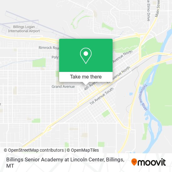 Billings Senior Academy at Lincoln Center map